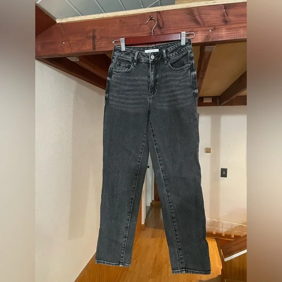 PAC SUN Black Mom Jean Size 24 - Picture 6 of 9